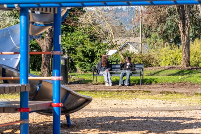 Thurston’s William S Fort Memorial Park offers space for friends to relax and connect.