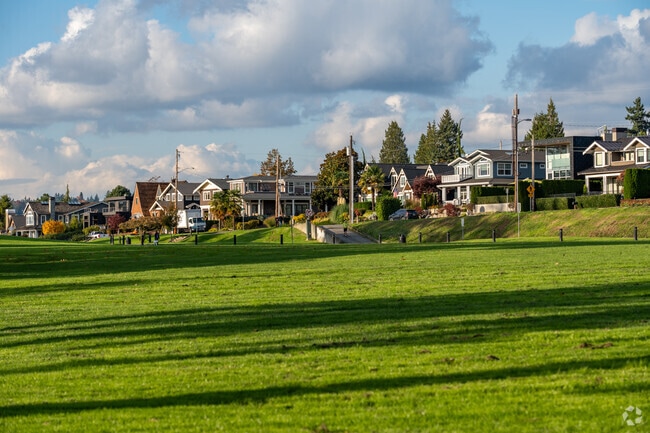 Homes in Market offer lake views and walkable access to parks and local shops.