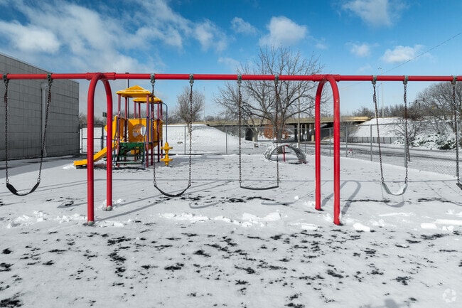 Kids can enjoy the sing set at Linwood Elementary School.