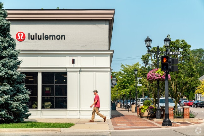 New brand name stores, like Lululemon, have appeared along Kercheval Avenue in Grosse Pointe.