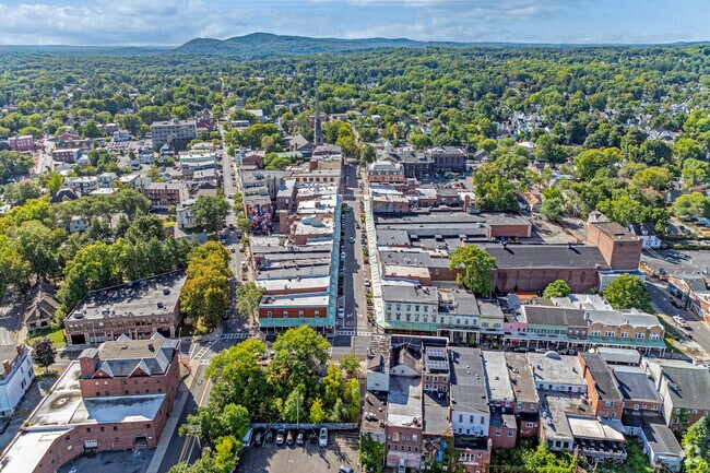 At about 9 miles away, well known Kingston stands right outside of West Hurley.