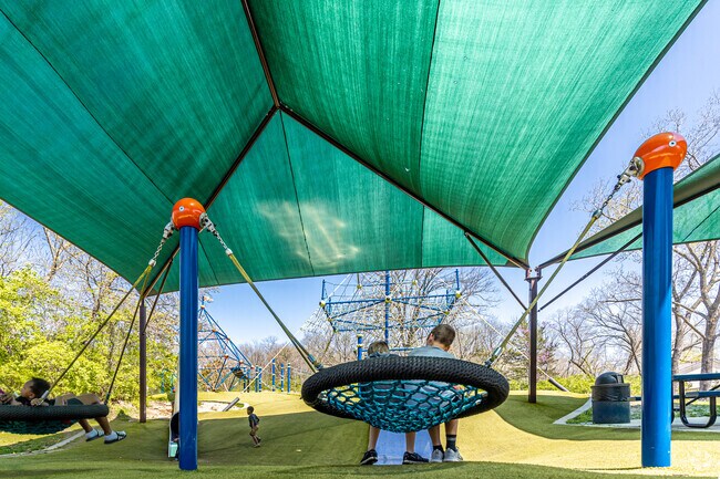 Richards Gebaur is a suburban neighborhood in Kansas City.