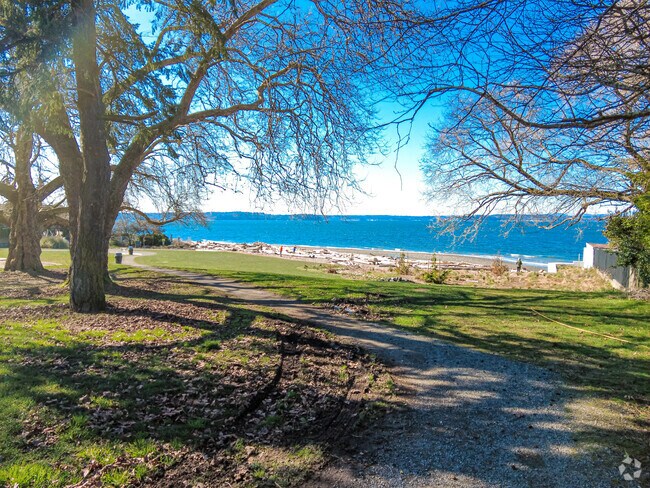 Lowman Beach Park in Gatewood offers stunning views of Elliott Bay.