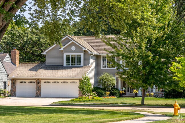 Some Northshore homes feature traditional architecture.