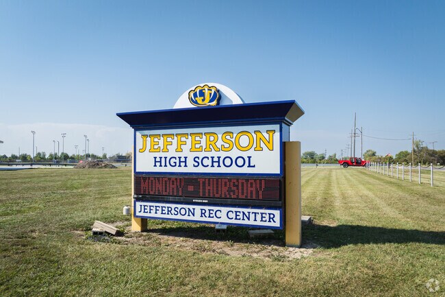 Jefferson High School welcomes new students in Frenchtown.
