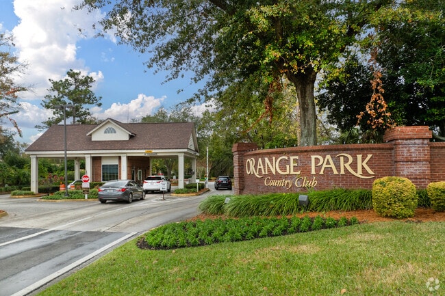 The Orange Park County Club is a gated community with many upscale amenities.