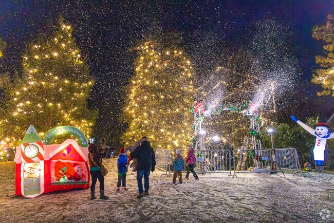 Holiday in the Park at Jackman Park in Glenview includes winter fun and festivities.