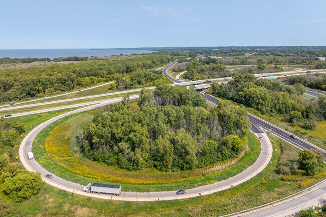 I 43 is nearby Baird Creek and helps residents quickly travel around Green Bay.