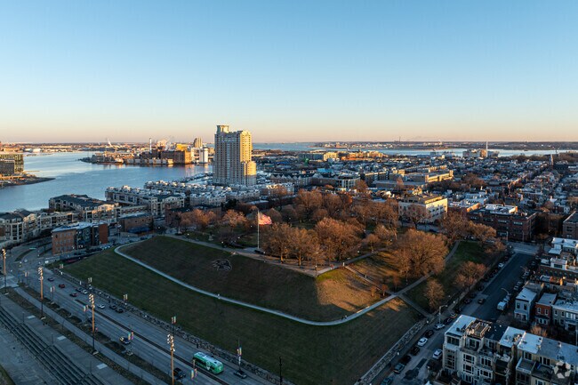 Federal Hill Park is a tranquil oasis overlooking Baltimore's Inner Harbor.