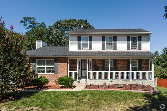 Colonial-style homes on residential streets in Marlow Heights are a common sight.