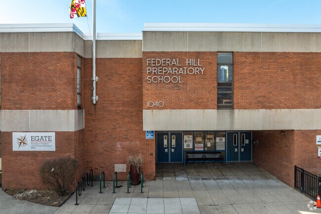 Federal Hill Preparatory School has 329 students in Baltimore.