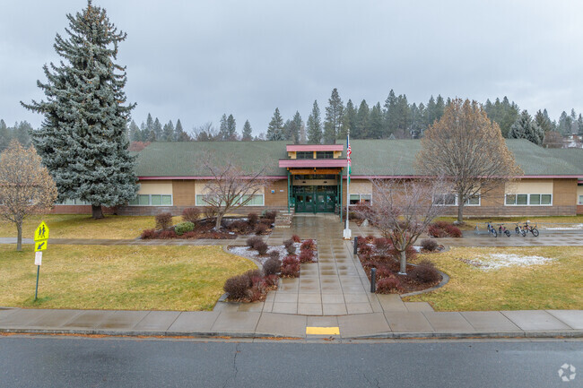 South Pines Elementary has small parking lot with additional street parking.