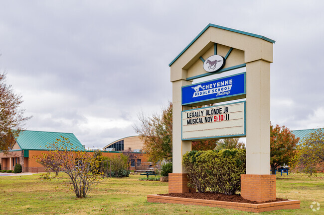 Here is the signage of Cheyenne Middle School.
