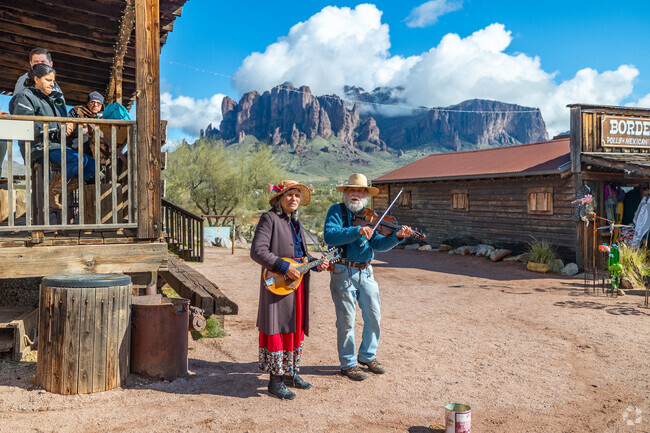 Savor the sounds of the Wild West with live music echoing through Goldfield Ghost Town.