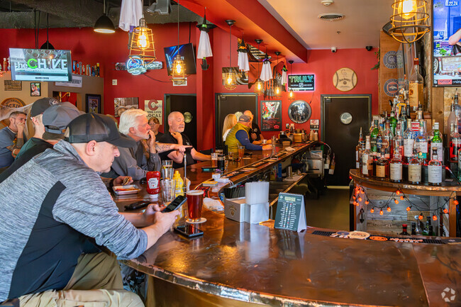 Hilldale Pines is not far from Brooks Place Tavern for some dinks with friends.