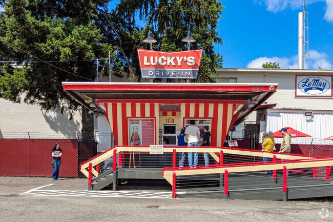 Luck's Drive In Has A Charming Retro Vibe And Great Food In Parkland.
