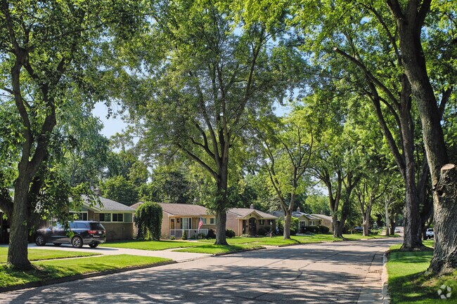 Ranch homes with charming curb appeal are neatly lined up along South Side streets.