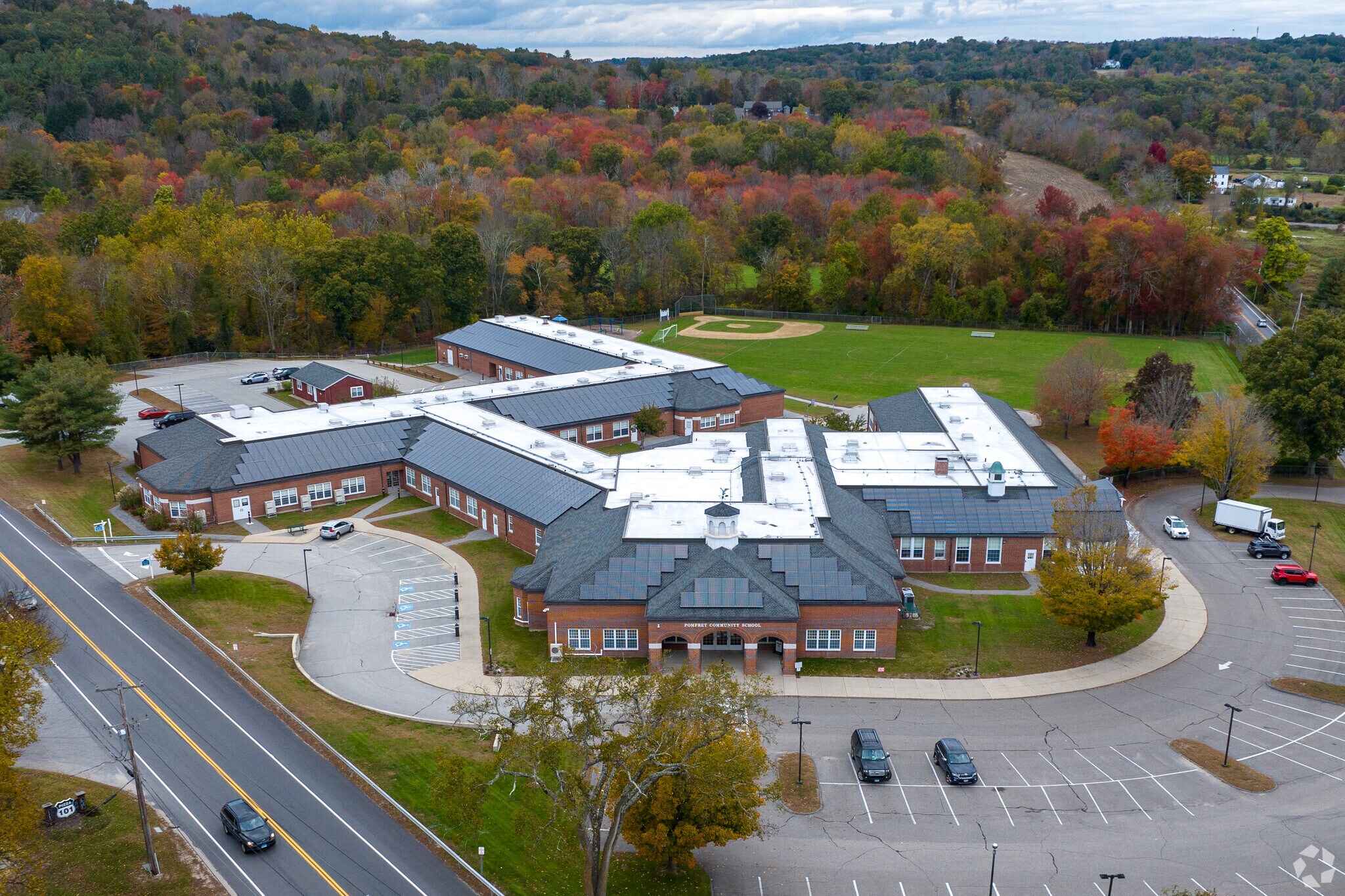 Pomfret Community School guides students to excellence in eduction.