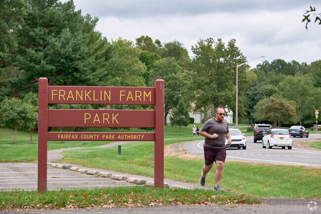 An Oak Hill resident takes to the trails for a run.