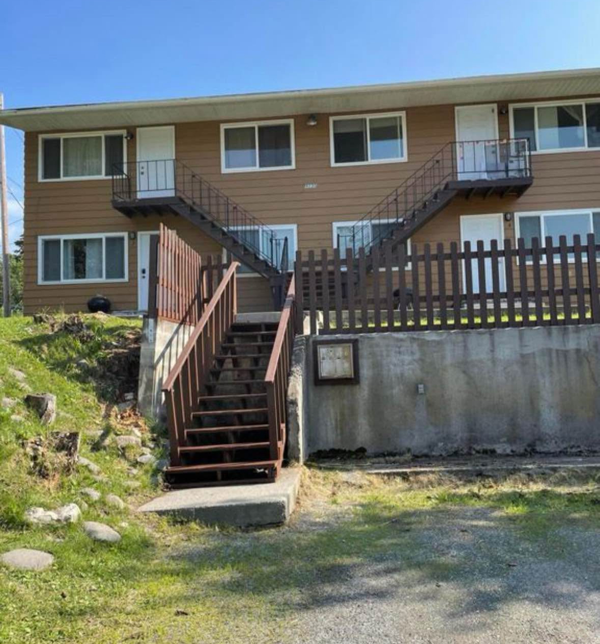 Unit 3 is bottom left unit, bottom floor.