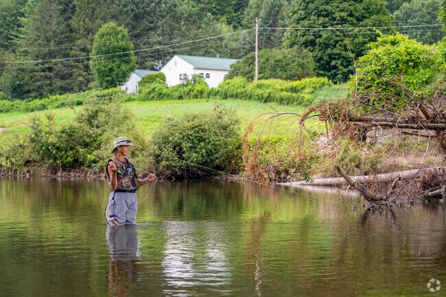 The Huntington River offers anglers a chance to catch trout in scenic surroundings.