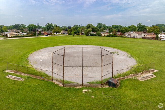 Hedke Elementary School baseball field in the city of Trenton.