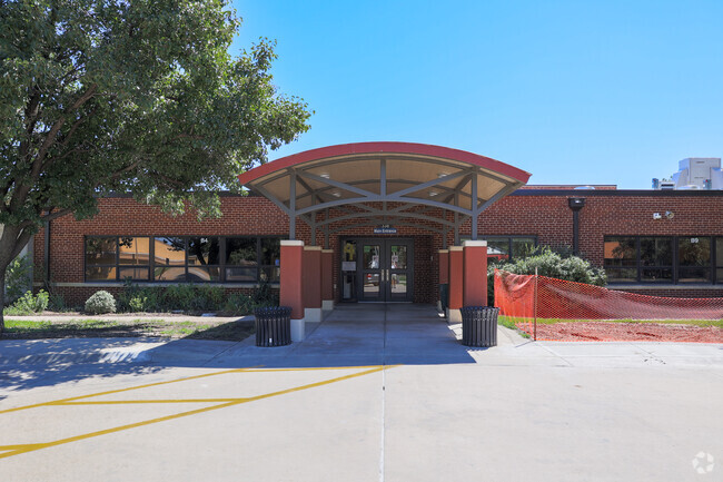 This is the main entrance to Benton Elementary School.