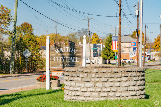 The Walton City Hall is located on Main Street.