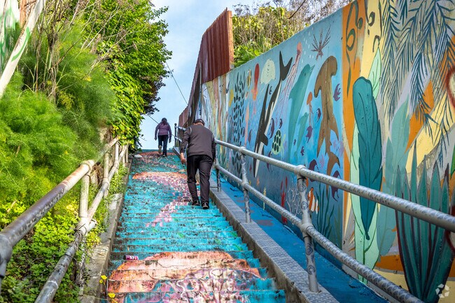 Venture along the Carrington Steps to have the best views of Harrington.