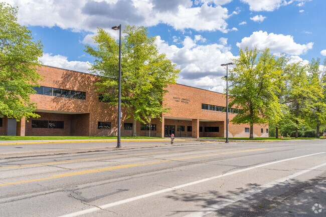 North Central High has a large brick building for its students.