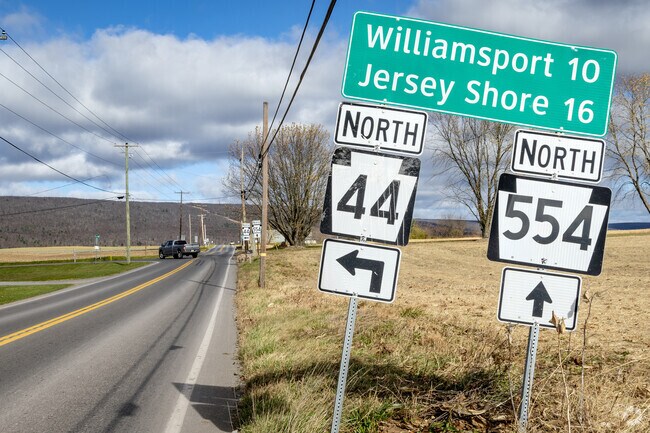 Route 44 takes you to nearby Williamsport.