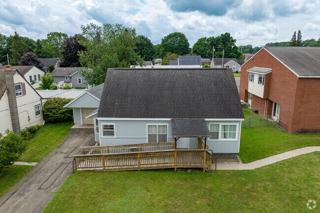 Cortland Christian Academy has several buildings on the small campus.