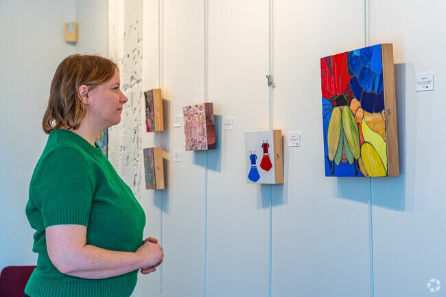 Downtown Bismarck residents are never far from stunning works of art.