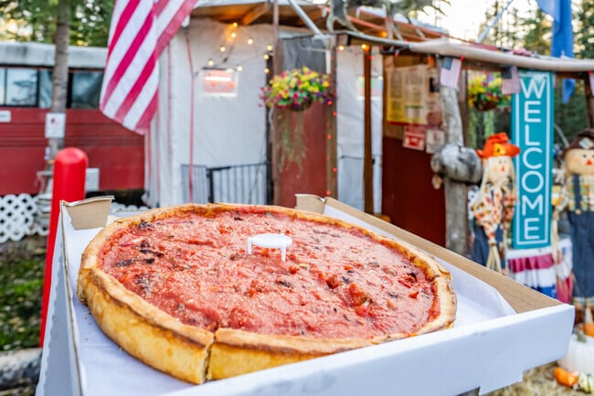 Two Rivers resident can get a tasty pie at Wagner's Pizza bus, including Chicago-style pizza.