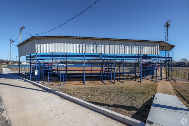 The Lady Donkeys play ball at the Bray-Doyle High School field.