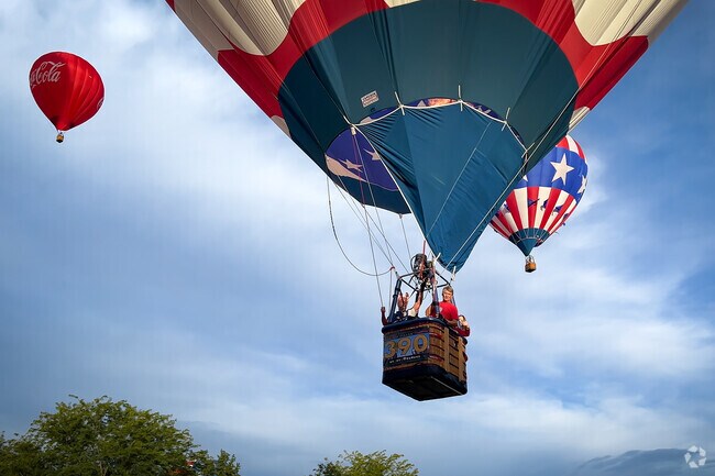 Hot air balloon pilots test their skills at the annual Spirit of Boise balloon festival.