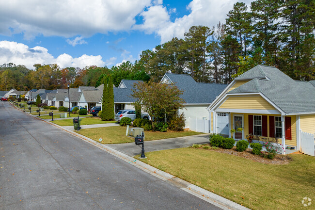 You can find several home styles in Mt. Zion, including smaller patio homes.