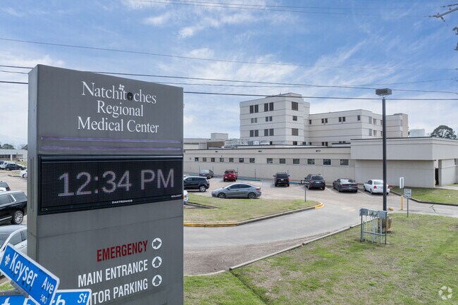 Natchitoches Regional Medical Center (NRMC) serves as the primary healthcare provider in the area.