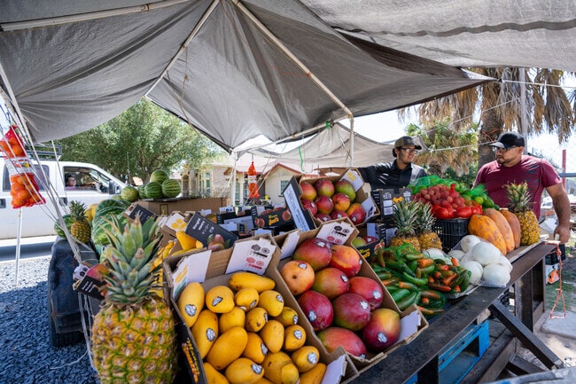 Doffin Corner Market offers a variety of fresh produce at the corner of Doffin and Mile 5 Road.