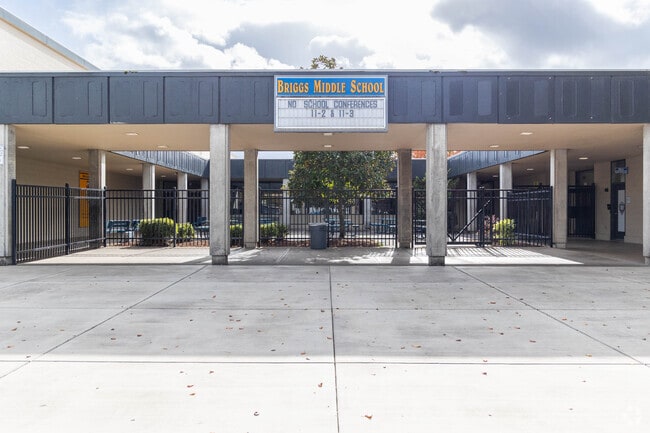 Briggs Middle School has about 450 students