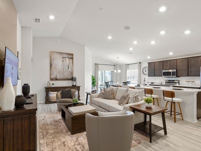 Homes in Marion Oaks offer desirable open-concept layouts - Parker home plan