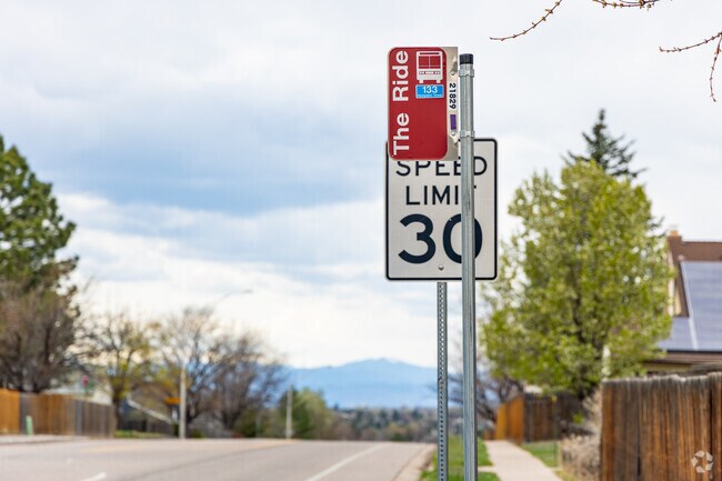 Bus lines run along the perimeter of Tollgate Overlook.