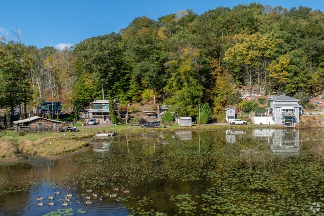 Near Penn you can find a house or a cabin right on the water of Beaver Lake.