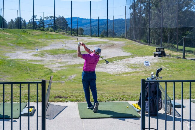 Crystal Springs Golf Course is located right next to the Carolands neighborhood.