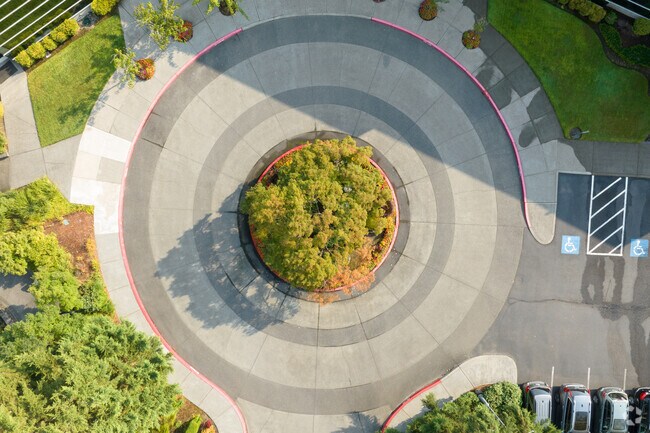 Office parks near NE Park Plaza Dr house clinics, law offices, and federal agencies.