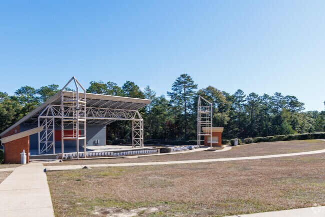 The Mattie Kelly Arts Amphitheater hosts live performances in Niceville.