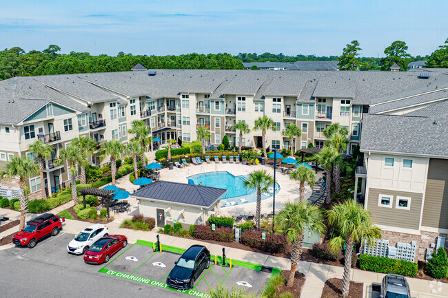Apartment living is a popular option in Carriage Hills.