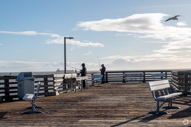 Many people head to Port Hueneme Beach in Blackstock South to fish off the pier.
