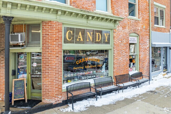 Carmazzi’s Candy and General Store started as a fruit store in 1893 and today has a variety of hard-to-find sweets.