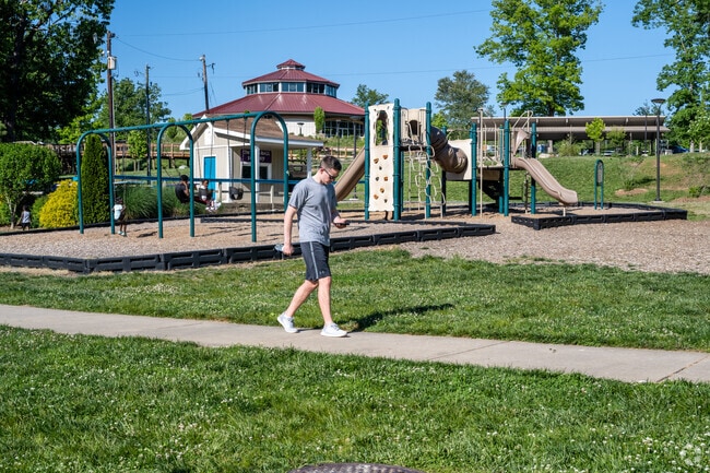 Walking paths at Country Park are just minutes from Three Meadows in Greensboro.